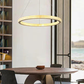 Crystal Gold Ring Modern Pendant Light - Clowas